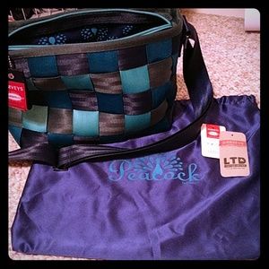 Peacock Feathers Harveys bag